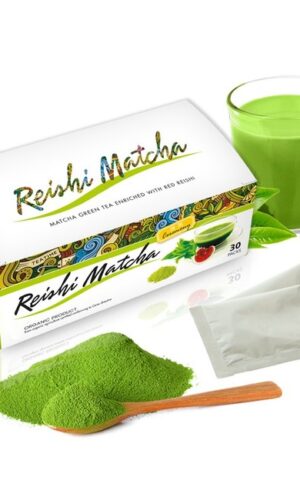 Bio reishi matcha čaj - zelený čaj