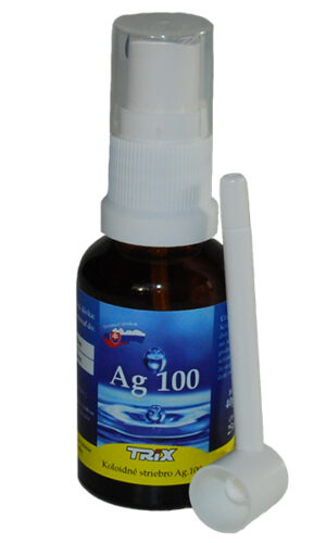 Koloidné striebro Ag 100 40ppm 25ml