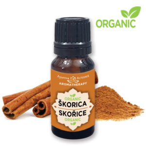 Altevita 100% esenciálny olej ORGANIC CINNAMON (škorica) 10ml