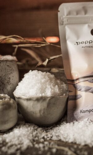 Sea Salt Flakes - soľné pyramídy - výber najväčších kryštálov soľných vločiek z Kampotu 100g✅ kampotský pepř