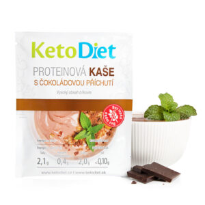 KetoDiet Proteínová kaša s čokoládovou príchuťou (7 porcií) - test na koronavírus