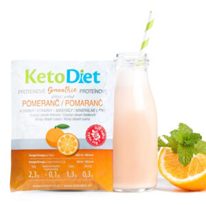 KetoDiet Proteínové smoothie s pomarančovou príchuťou (7 porcií) - test na koronavírus