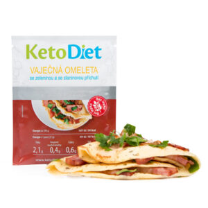 KetoDiet Proteínová omeleta so slaninovou príchuťou (7 porcií) - test na koronavírus