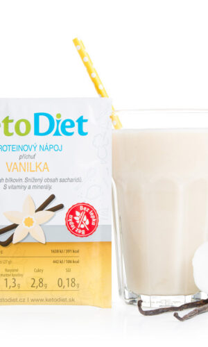 KetoDiet Proteínový nápoj príchuť vanilka (7 porcií) - test na koronavírus