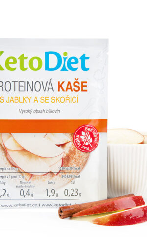 KetoDiet Proteínová kaša s jablkami a so škoricou (7 porcií) - test na koronavírus