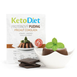 KetoDiet Proteínový puding s čokoládovou príchuťou (7 porcií) - test na koronavírus