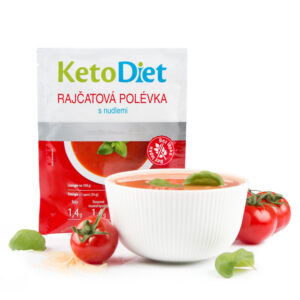 KetoDiet Proteínová polievka paradajková s rezancami (7 porcií) - test na koronavírus