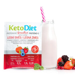 KetoDiet Proteínové smoothie príchuť lesná zmes (7 porcií) - test na koronavírus