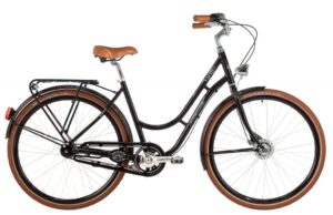 Kenzel Nostalgic Deluxe 3spd - Čierna - retro bicykel