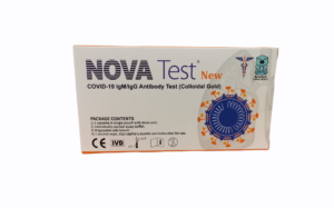 Certifikovaný rýchlotest na COVID-19 Nova Test IgM/IgG s 97