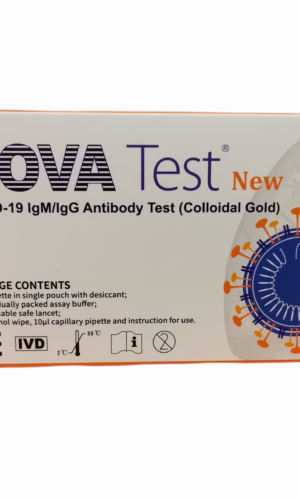 Certifikovaný rýchlotest na COVID-19 Nova Test IgM/IgG s 97