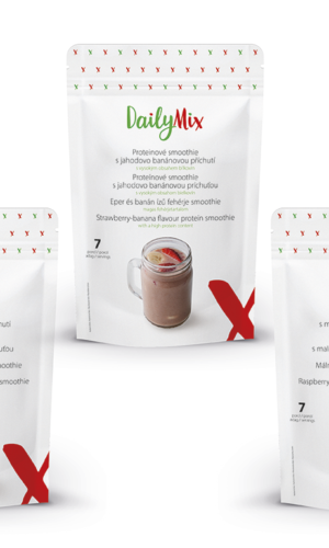 DailyMix Proteínové smoothie MIX príchutí (2+1 ZADARMO) - DailyMix - Ketomix