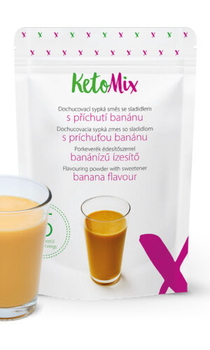 KetoMix Príchuť ku kokteilu - banán (15 porcií) 45 g - KetoMix - Ketomix