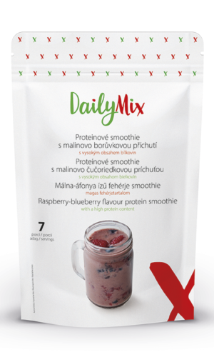 DailyMix Proteínové smoothie s malinovo-čučoriedkovou príchuťou (7 porcií) - DailyMix - Ketomix