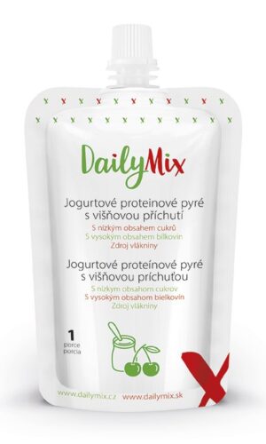 DailyMix Jogurtové proteínové pyré s višňovou príchuťou (1 porcia) - DailyMix - Ketomix