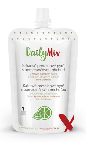 DailyMix Kakaové proteínové pyré s pomarančovou príchuťou (1 porcia) - DailyMix - Ketomix
