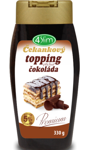 4Slim Čakankový topping - príchuť čokoláda - 4Slim - Ketomix