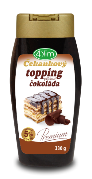 4Slim Čakankový topping - príchuť čokoláda - 4Slim - Ketomix