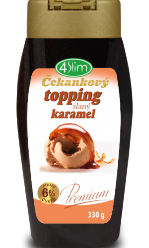 4Slim Čakankový topping - príchuť slaný karamel - 4Slim - Ketomix
