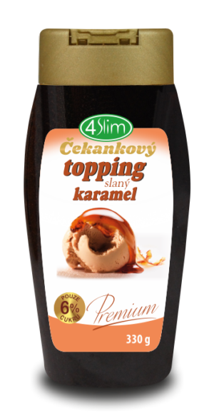 4Slim Čakankový topping - príchuť slaný karamel - 4Slim - Ketomix