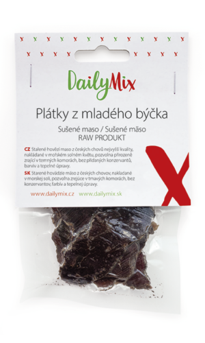 DailyMix Sušené mäso hovädzie – plátky z mladého býčka (1 porcia) - DailyMix - Ketomix