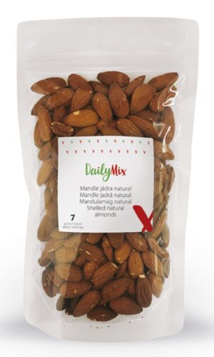 DailyMix Mandle jadrá natural (7 porcií) - DailyMix - Ketomix