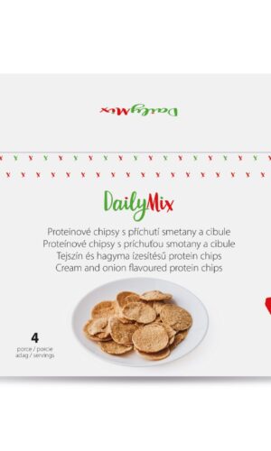 DailyMix Proteínové chipsy s príchuťou smotany a cibule (4 porcie) - DailyMix - Ketomix