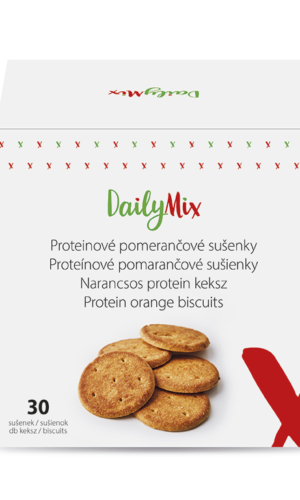DailyMix Proteínové pomarančové sušienky (30 sušienok) - DailyMix - Ketomix