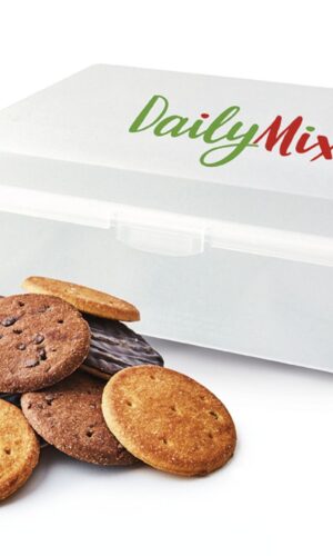 DailyMix Proteínové sušienky mix + desiatová škatuľka ZADARMO (46 sušienok) - DailyMix - Ketomix