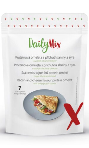 DailyMix Proteínová omeleta s príchuťou slaniny a syra (7 porcií) - DailyMix - Ketomix