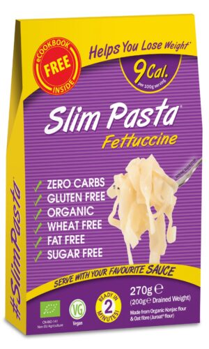 Slim Pasta Slim Pasta konjakové fetučíny BIO 270 g - Slim Pasta - Ketomix