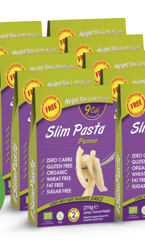 Slim Pasta Výhodný balíček Slim Pasta Penne (10 ks) 2 500 g - Slim Pasta - Ketomix