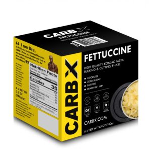 Carb X Slim Pasta Fitness fetučíny 600 g - Carb X - Ketomix