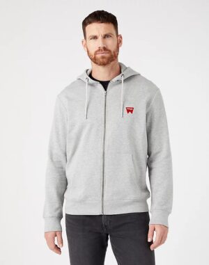 Pánska mikina WRANGLER ZIP THRU HOODIE - pánska mikina WRANGLER