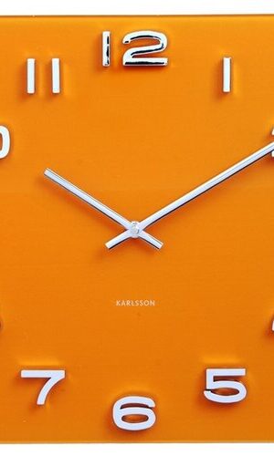 Karlsson 5641YE Designové nástenné hodiny