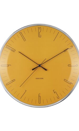 Karlsson KA5754YE Dizajnové nástenné hodiny