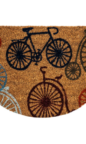 Kokosová rohožka Bicykle polkruh