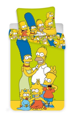Jerry Fabrics Detské bavlnené obliečky Simpsons