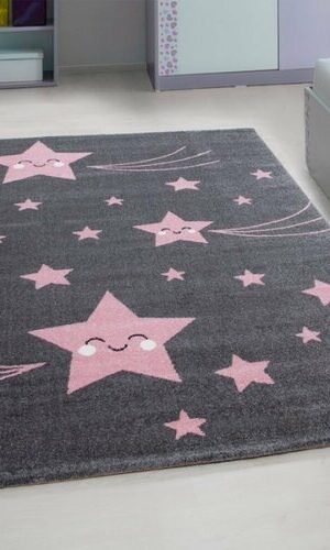 Kusový detský koberec Kids 610 pink