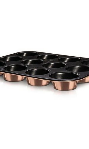 Berlinger Haus Forma na muffiny 12 ks Rosegold Metallic Line