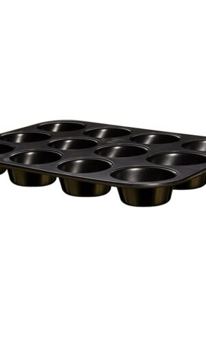 Berlinger Haus Forma na muffiny 12 ks Shiny Black Collection