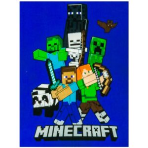 Detská deka Minecraft Time to Mine