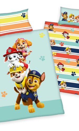 Herding Detské bavlnené obliečky do postieľky Paw Patrol